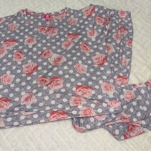 Betsey Johnson Floral PJ Set